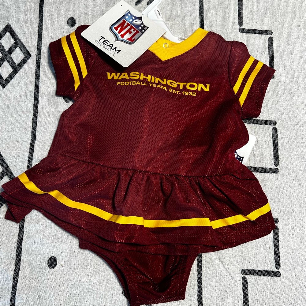 Washington Football Team Baby Cheerleader Outfit